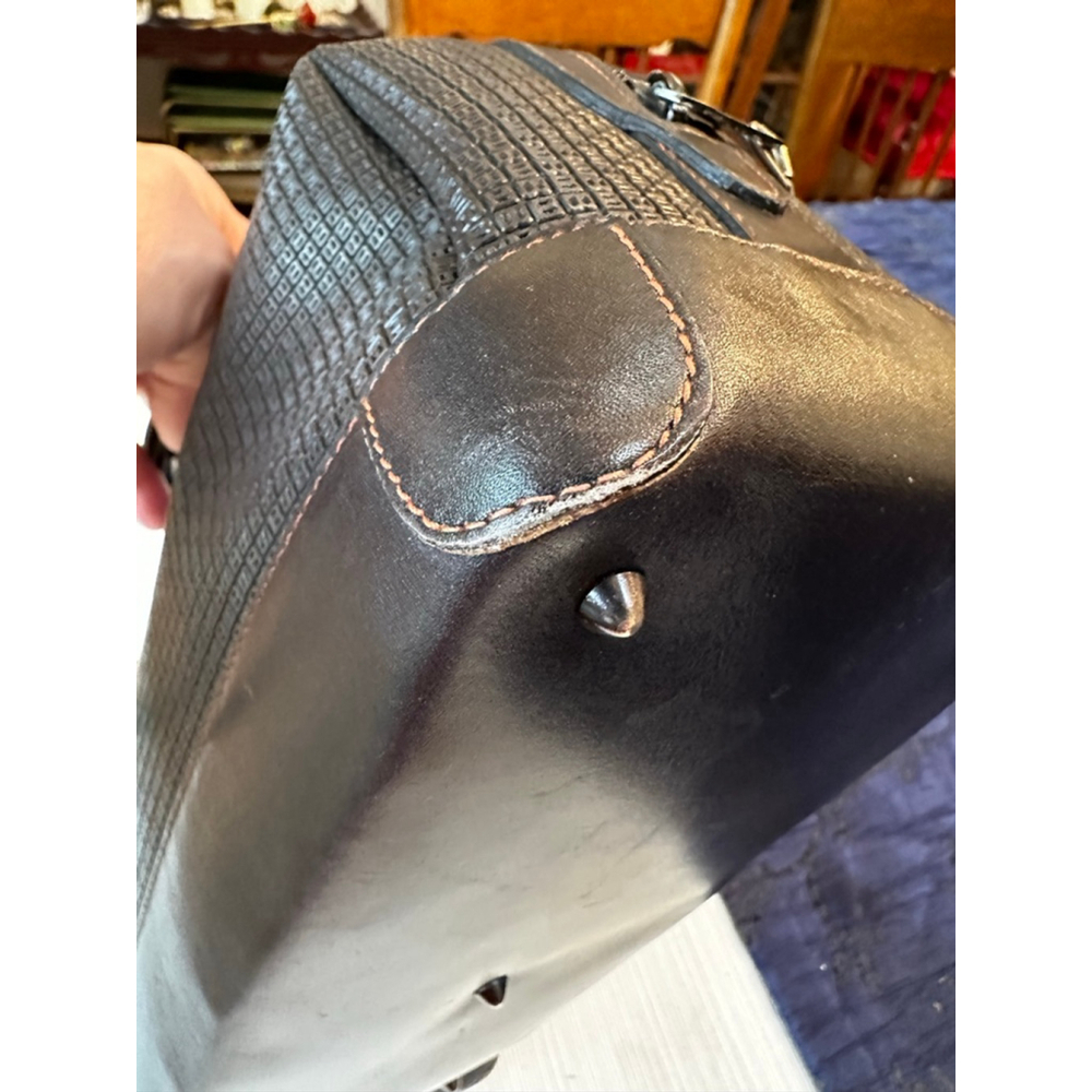 Bally Brown Leather Satchel Bag - Picture 9 of 15